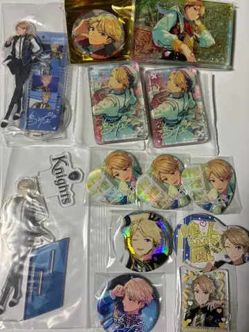 앙스타 나루카미 아라시 아크릴 스탠드 캔뱃지 유동 모래 콜로타 묶음 판매