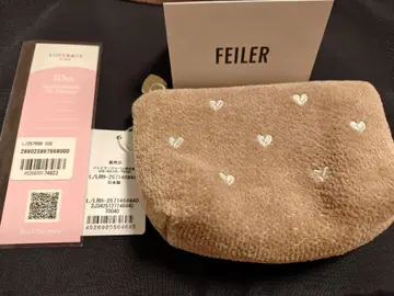 [ 새상품 ] FEILER 러브러리 하트 보트형 파우치 S