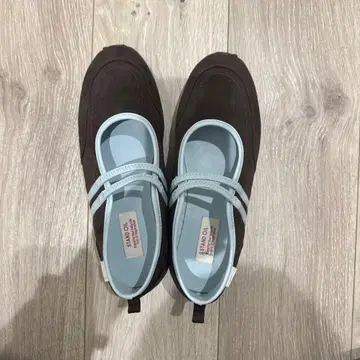 stand oil 스트랩 멜리 제인 스니커즈 (마론 콤비)