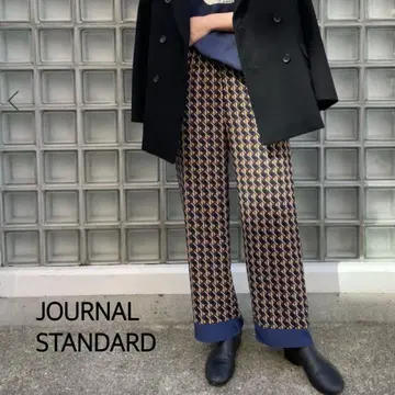 저널 스탠다드 기하학 패턴 이지 팬츠 팬츠