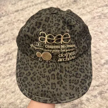 aeae 레오파드 무늬 캡