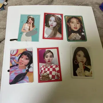 twice 채영이 트레이딩 카드 6장 세트