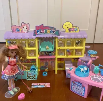 리카짱 인형 포함 리카짱 활기찬 반려동물 샵