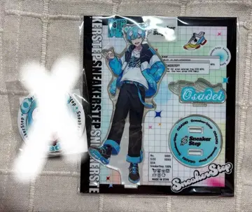 스니스터 SneakerStep 오사데이 아크릴 스탠드, 캔뱃지