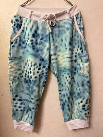 #3556 미카노 레오파드 조거 팬츠 블루 계열 M 프리