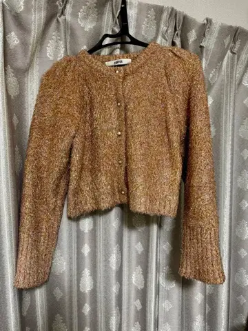FURFUR 핑크 골드 긴팔 가디건 새상품급