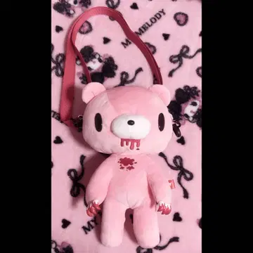 척스 GP GLOOMY 핑크 봉제 인형 미니백 파우치