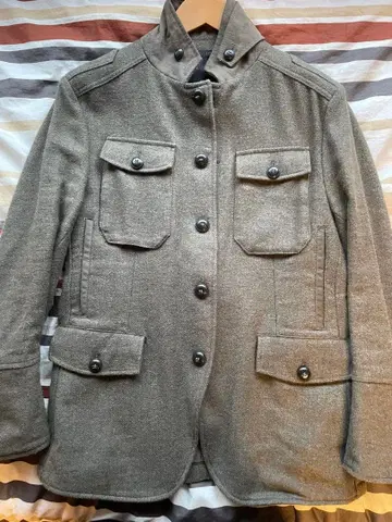 사용 횟수 적은 이탈리아제 인기 브랜드 장카를로 로시 밀리터리 자켓