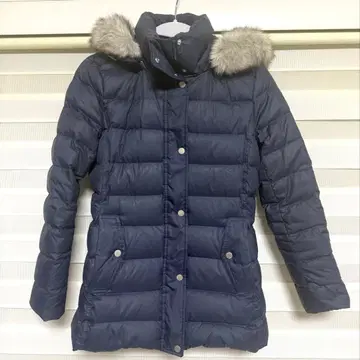 타미힐피거 다운 코트 M 네이비