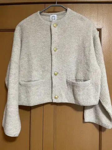 ORCIVAL 부클레 니트 가디건