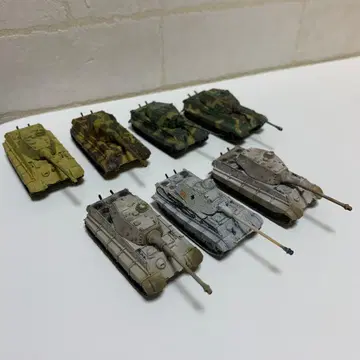 1/72 스케일 탱크 모델 세트 7대