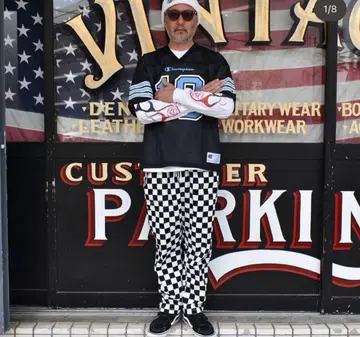 us 산겐자야 체커 이지 팬츠