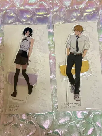 체인소 맨 PARCO POPUP SHOP 레제, 덴지 아크릴 스탠드