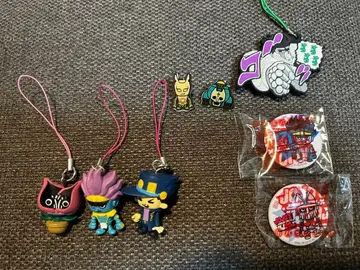 죠죠 빵손 웍스 스트랩 핀 배지 외