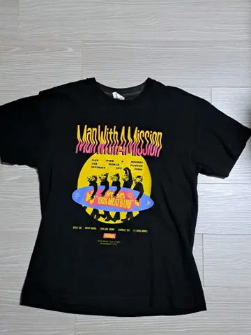 Man With A Mission 티셔츠 M 사이즈