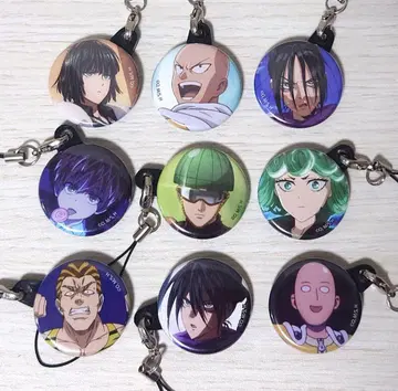 원펀맨 캔배지 스트랩 9종 세트