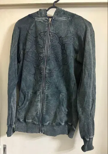 HYDE Hydee's 깃털 후드티 카키