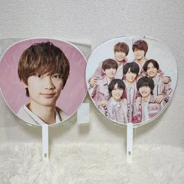 나니와단시 부채 2종 세트