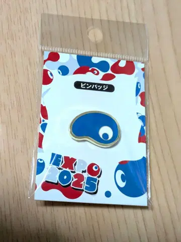 코먀쿠 코먀쿠 EXPO 2025 핀 배지 파란색