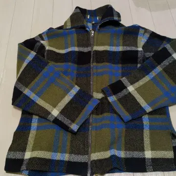 빈티지 울 자켓 coats&clark 지퍼