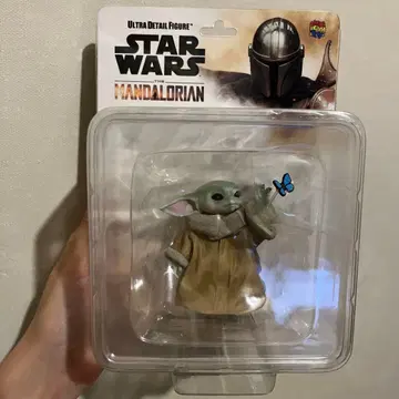 그로구 만달로리안 UDF 758 파란 나비 피규어 메디콤토이