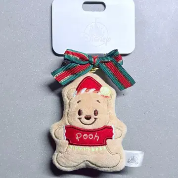 디즈니 푸 봉제 인형 키링 크리스마스 쿠키