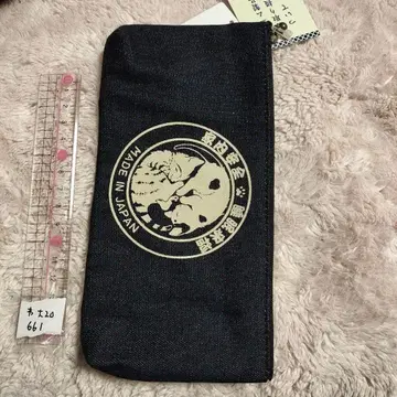 데님 파우치 냐오토라 데님 펜 케이스 쿠라시키야