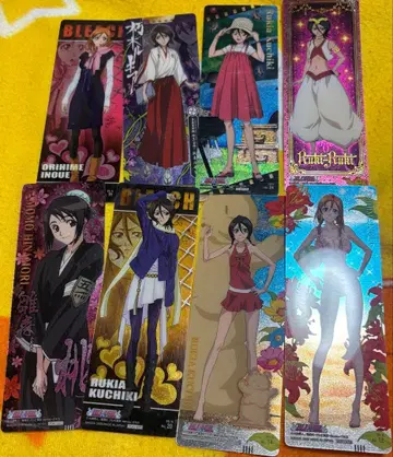 BLEACH 블리치 카드껌 클리어 카드 오리히메 루키아 히나모리