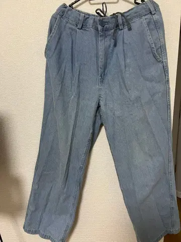 라이트 블루 캐주얼 데님 팬츠 M 사이즈
