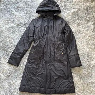 아디다스 adidas 충전솜 다운풍 롱 코트 블랙 M 새상품급