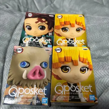 Qposket 피규어 세트 탄지로 이노스케 젠이츠