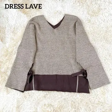[ 새상품급 ] 드레스레이브 더블 페이스 사이드리본 니트