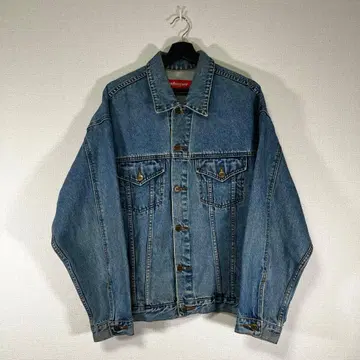 [ 레어 ] 90s Budweiser 프로모션 데님 자켓 기업