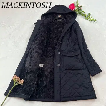J394 새상품급 M 38 매킨토시 퀼팅 롱 코트 여성용