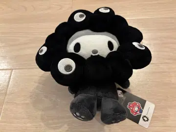 새상품 블랙 미야쿠 미야쿠 미야쿠 마이멜로디 코스튬 봉제 인형 M 블랙