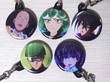 원펀맨 캔배지 스트랩 5개 세트