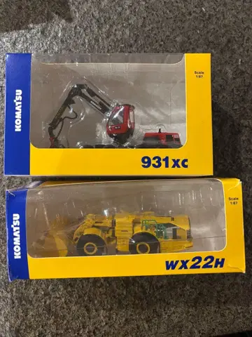 Komatsu 주주 우대 미니카 세트