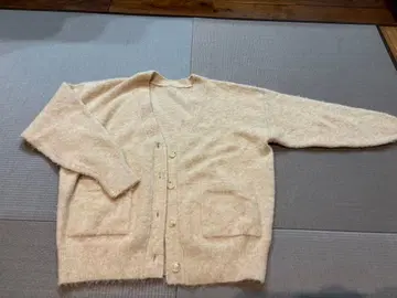 메이루 M 사이즈 크림색 가디건