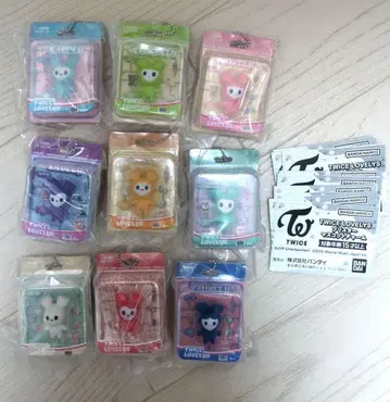 TWICE LOVELYS 블리스터 마스코트 참 컴프 9종 세트
