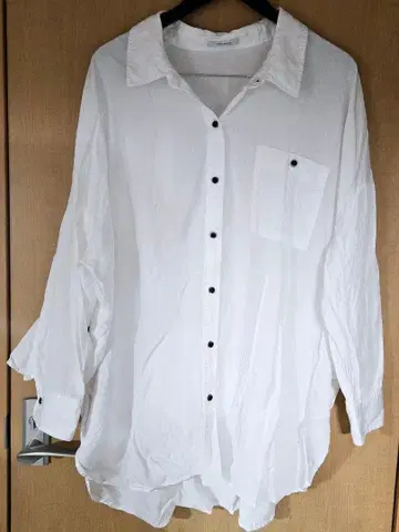 텐셀 트윌 와이드 커프스 빅 셔츠