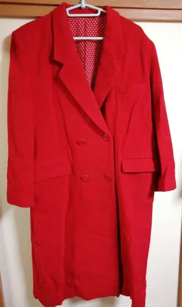 Ketty 롱 코트 레드