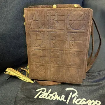 팔로마 피카소 북형 숄더백 알파벳 패턴