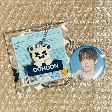 TWS 도훈 베어키링 캔뱃지 세트 판매