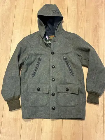 Skookum 스쿠컴 카키 계열 후드 부착 자켓 코트 USA 제조