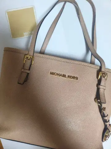 MICHAEL KORS 베이지 토트백