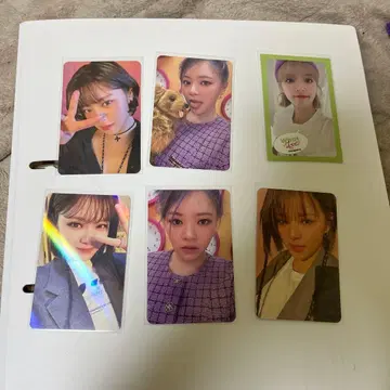 twice 정연이 트레이딩 카드 6장 세트