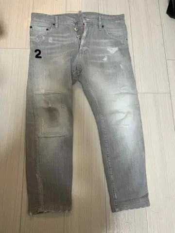 DSQUARED2 그레이 데님 팬츠 48