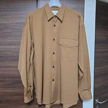 투모로우랜드 울 개버딘 셔츠