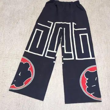 네이비 나염 인반텐 리메이크 팬츠.