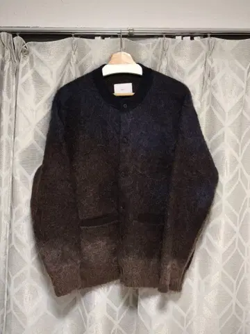 stein Gradation Mohair Knit Cardigan